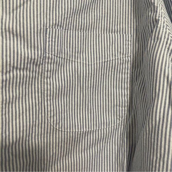 J.Crew Classic All Cotton Button Down Oxford Blue White Size XL - Picture 4 of 10